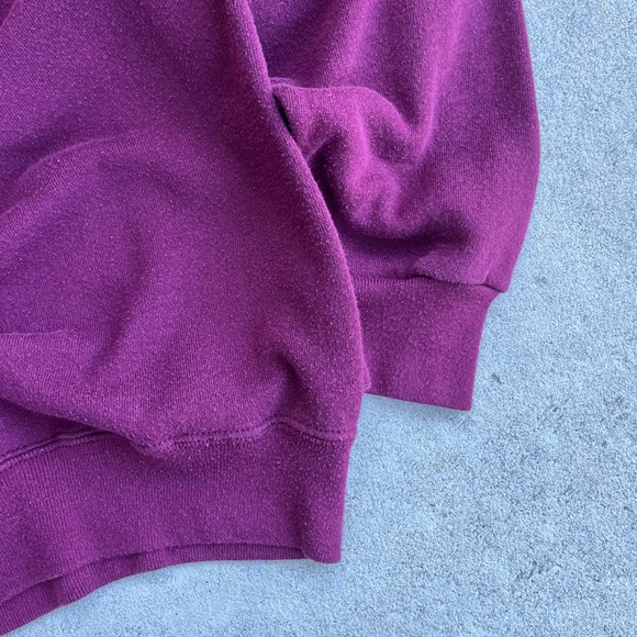 Vintage 1991 Tultex Purple Crewneck Sweater - Picture 3 of 6